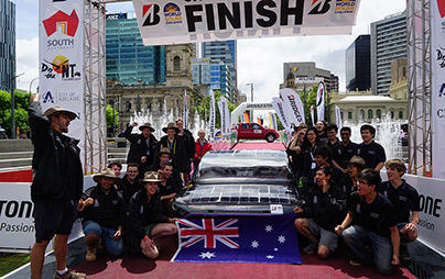 Oct.13, solar cars reached the goal and finished the 3,000 km race one after another! - 2017 Bridgestone World Solar Challenge Report (10)