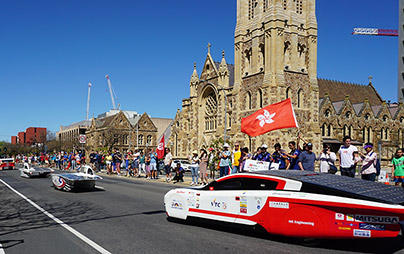 Oct.15, Event has been closed with Street parade and Award ceremony - 2017 Bridgestone World Solar Challenge Report (12)
