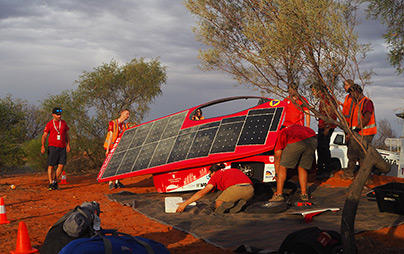 Oct. 10, the Challenge is already at its halfway point!　- 2017 Bridgestone World Solar Challenge Report (7)