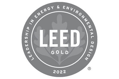 The LEED GOLD certification trademark