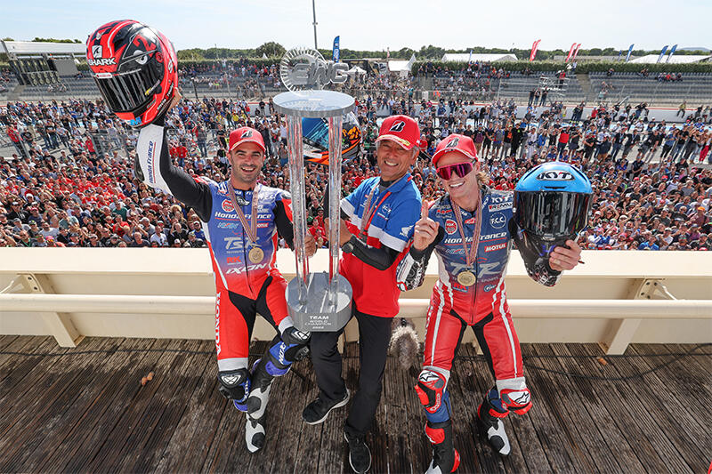 F.C.C. TSR Honda France won the EWC series championship