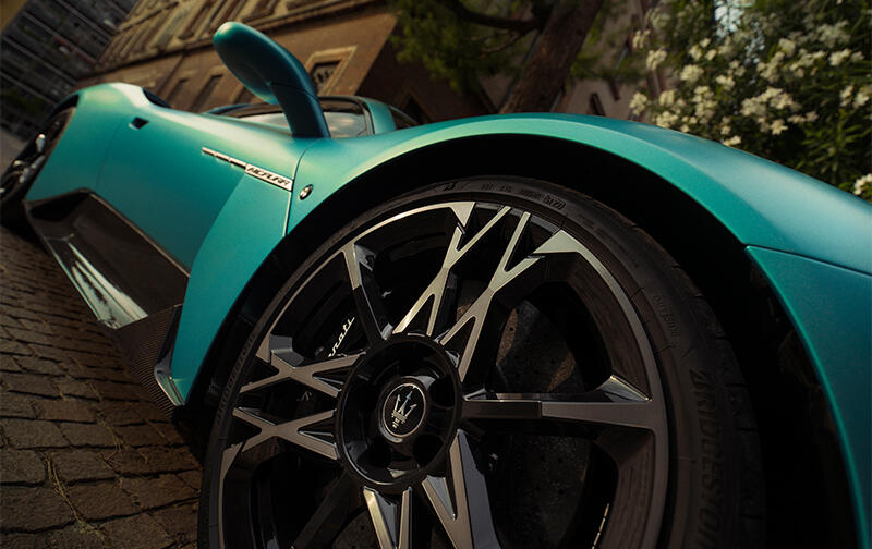 Bridgestone Chosen as Exclusive Tyre Partner for Maserati MCPURA Super Sportscar