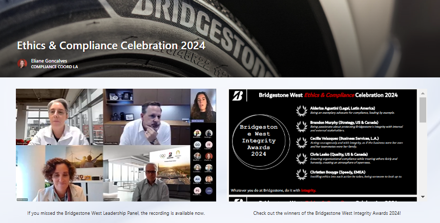 >Picture - Bridgestone West Ethics & Compliance Celebration 2024