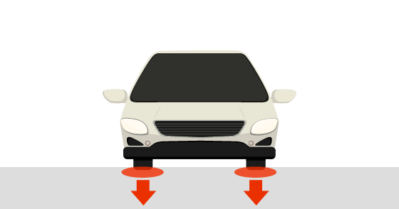 1. To support a vehicle’s weight